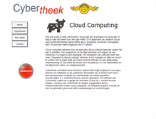 Tablet Screenshot of cybertheek.nl